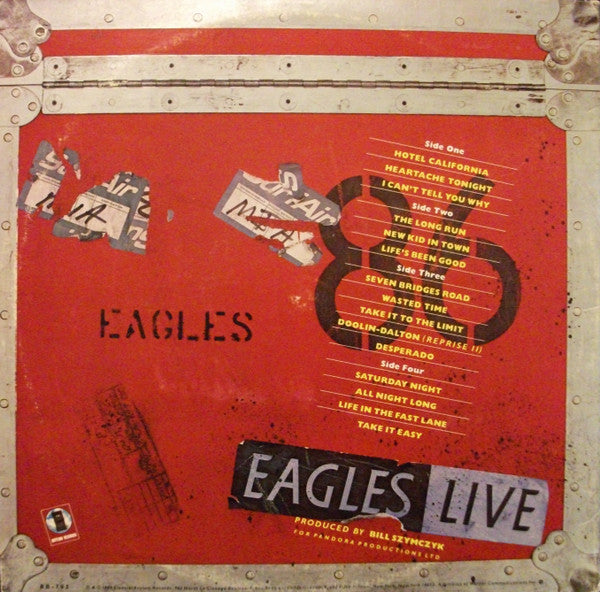 Eagles - Eagles Live (Vinyl, LP, Album, Stereo)