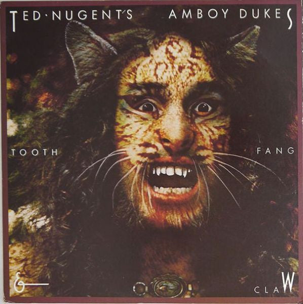 The Amboy Dukes - Tooth, Fang & Claw (Vinyl, LP, Album, Promo) Very Good Plus (VG+) / Very Good (VG)
