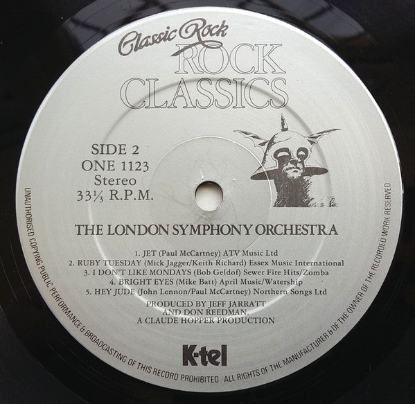 London Symphony Orchestra - Classic Rock Rock Classics (Vinyl, LP, Album) Very Good (VG) / Very Good Plus (VG+)