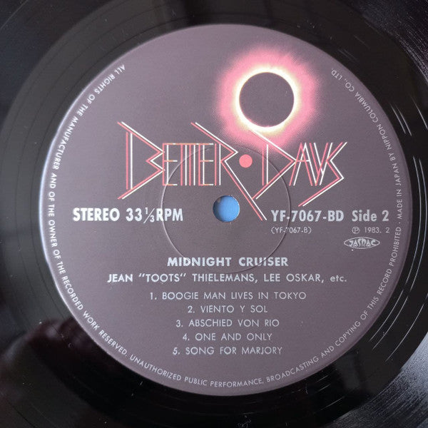Toots Thielemans - Midnight Cruiser (Vinyl, LP, Album)