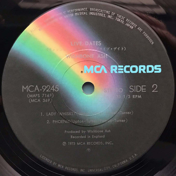 Wishbone Ash - Live Dates (2xVinyl, LP) Very Good Plus (VG+) / Very Good Plus (VG+)