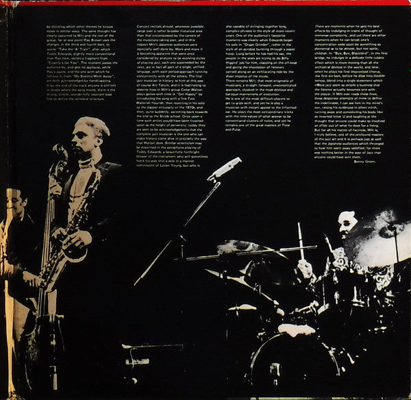 Milt Jackson - Milt Jackson At The Kosei Nenkin (2xVinyl, LP, Stereo) Good Plus (G+) / Very Good Plus (VG+)