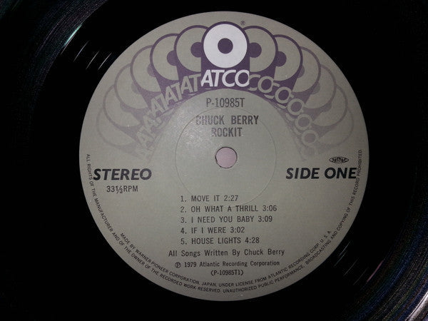 Chuck Berry - Rockit (Vinyl, LP, Album) Very Good Plus (VG+) / Very Good Plus (VG+)
