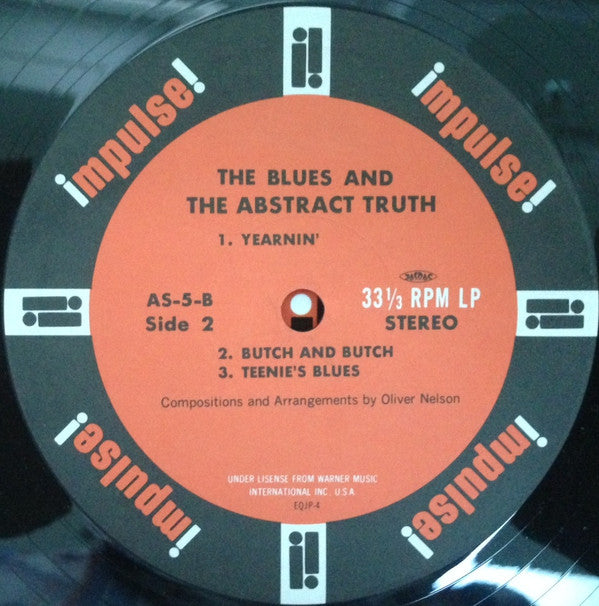 Bill Evans - The Blues And The Abstract Truth (Vinyl, LP, Album, Re...