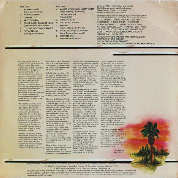 Nashville West - Nashville West (Vinyl, LP, Album) Good Plus (G+) / Good Plus (G+)