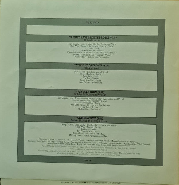 Jerry Garcia - Reflections (Vinyl, LP, Album, Reissue) Very Good (VG) / Very Good Plus (VG+)