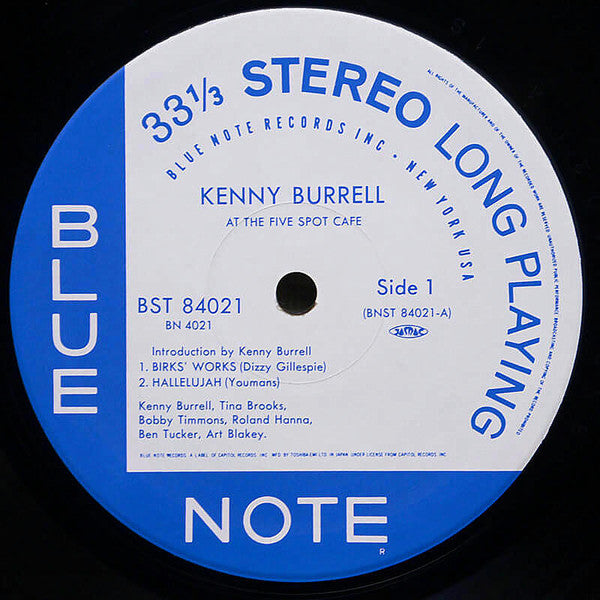 Kenny Burrell - On View At The Five Spot Cafe (Vinyl, LP, Album, Limited Edition, Reissue, Stereo) Near Mint (NM or M-) / Near Mint (NM or M-)