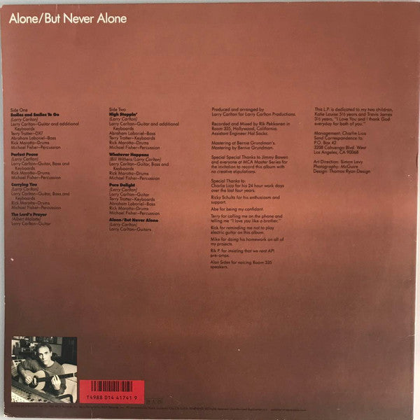Larry Carlton - Alone/But Never Alone (Vinyl, LP, Album) Very Good (VG) / Very Good (VG)
