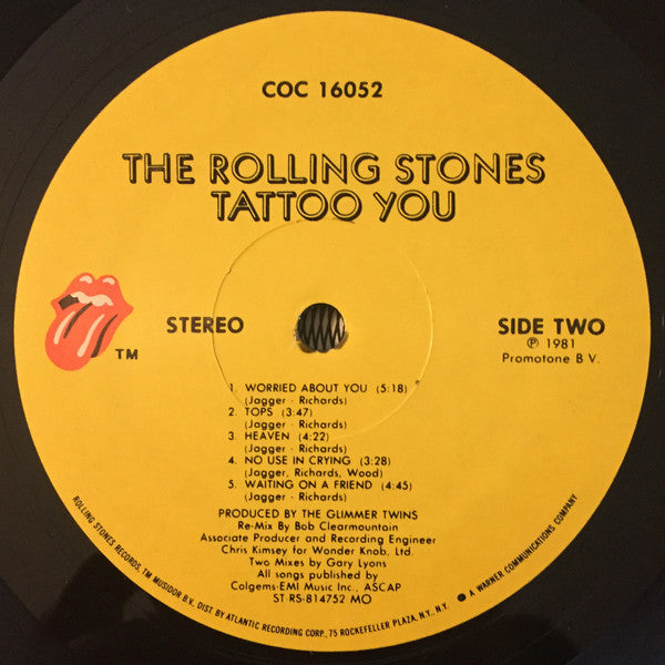 The Rolling Stones - Tattoo You (Vinyl, LP, Album)