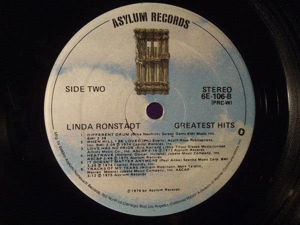 Linda Ronstadt - Greatest Hits (Vinyl, LP, Compilation, Reissue) Very Good (VG) / Good Plus (G+)