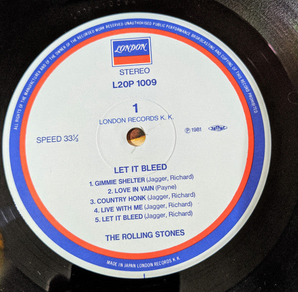 The Rolling Stones - Let It Bleed (Vinyl, LP, Album, Reissue) Near Mint (NM or M-) / Near Mint (NM or M-)