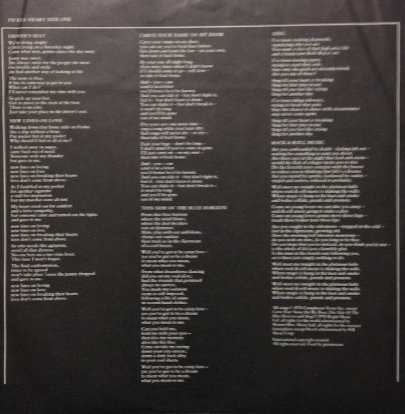 Sniff 'n' the Tears - Fickle Heart (Vinyl, LP, Album) Very Good (VG) / Very Good Plus (VG+)