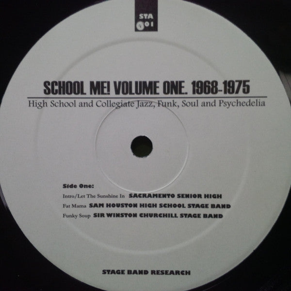 Various - School Me! Volume One, 1968-1975 - High School And Collegiate Jazz, Funk, Soul And Psychedelia (2xVinyl, LP, Compilation) Very Good (VG) / Very Good (VG)