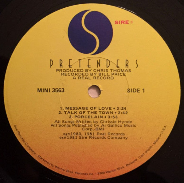 The Pretenders - Extended Play (Vinyl, 12", EP) Good Plus (G+) / Good Plus (G+)