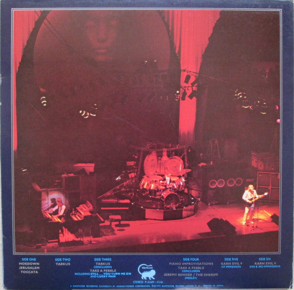 Emerson, Lake & Palmer - Welcome Back My Friends To The Show That Never Ends - Ladies And Gentlemen (3xVinyl, LP, Album, Reissue) Very Good Plus (VG+) / Very Good Plus (VG+)