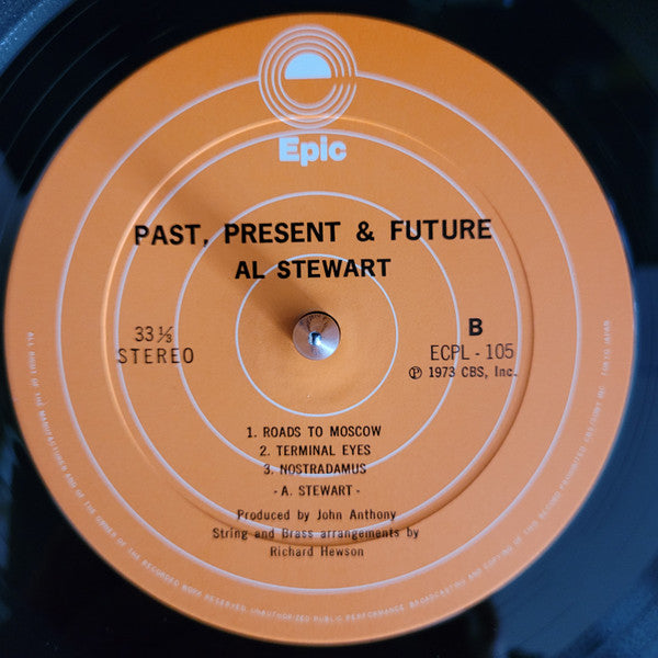 Al Stewart - Past, Present & Future (Vinyl, LP, Album) Very Good (VG) / Good Plus (G+)
