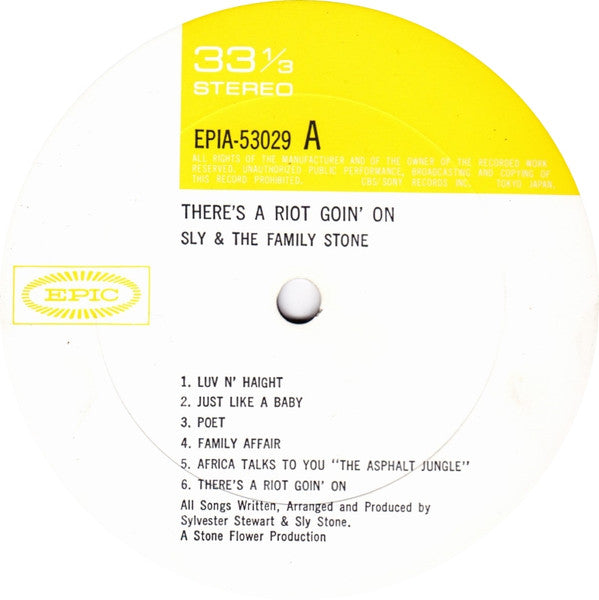 Sly & The Family Stone - There's A Riot Goin' On (Vinyl, LP, Album)