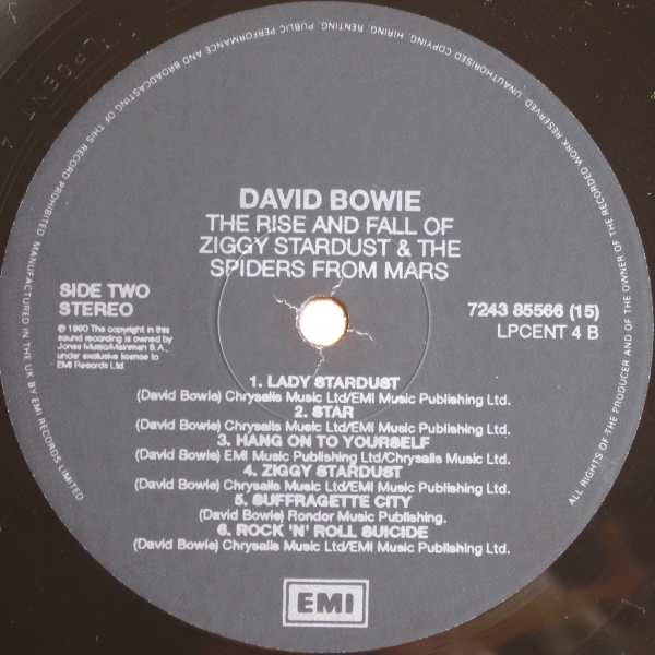 David Bowie - The Rise And Fall Of Ziggy Stardust And The Spiders From Mars (Vinyl, LP, Album, Limited Edition, Reissue) Very Good (VG) / Near Mint (NM or M-)
