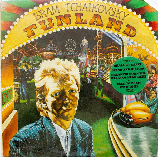 Bram Tchaikovsky - Funland (Vinyl, LP, Album) Good Plus (G+) / Very Good Plus (VG+)