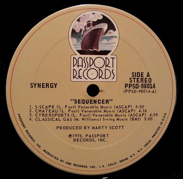 Synergy (3) - Sequencer (Vinyl, LP, Album) Very Good (VG) / Very Good (VG)
