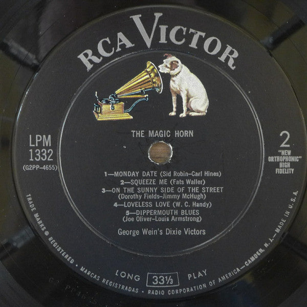 George Wein's Dixie Victors - The Magic Horn (Vinyl, LP, Album, Mono) Very Good (VG) / Very Good Plus (VG+)