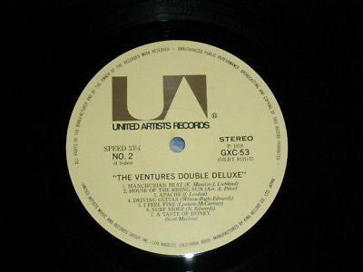 The Ventures - Double Deluxe (2xVinyl, LP, Compilation) Very Good (VG) / Very Good (VG)