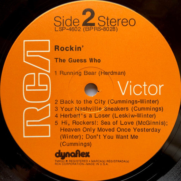 The Guess Who - Rockin' (Vinyl, LP, Album, Stereo) Good Plus (G+) / Very Good (VG)