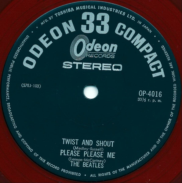 The Beatles - Twist And Shout (Vinyl, 7", 33 ⅓ RPM) Very Good Plus (VG+) / Good Plus (G+)