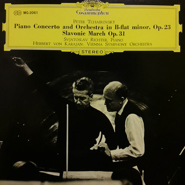 Pyotr Ilyich Tchaikovsky - Piano Concerto No.1 ｜ Slavonic March (Vinyl, LP, Album, Reissue) Good Plus (G+) / Very Good (VG)