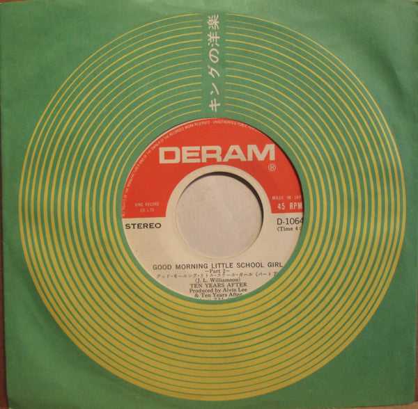 Ten Years After - Good Morning Little School Girl (Vinyl, 7", 45 RPM, Single) Very Good Plus (VG+) / Very Good Plus (VG+)