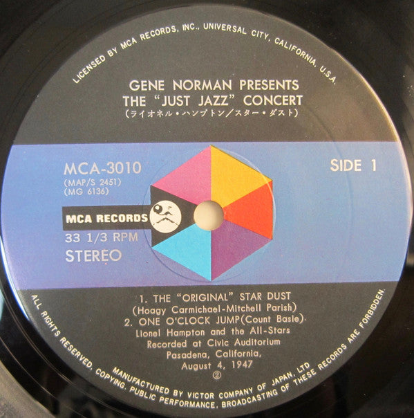 Lionel Hampton All Stars - Gene Norman Presents The "Just Jazz" Con...