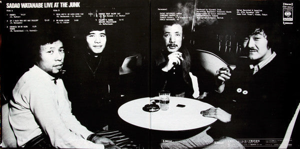 Sadao Watanabe - Live At The Junk (Vinyl, LP, Album) Very Good Plus (VG+) / Good Plus (G+)