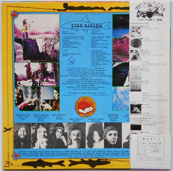 Steve Hillage - Fish Rising (Vinyl, LP, Album) Near Mint (NM or M-) / Very Good Plus (VG+)