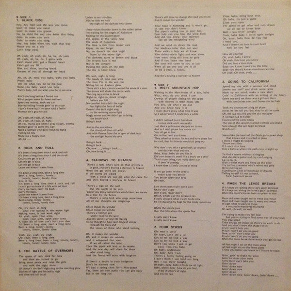 Led Zeppelin - Untitled (Vinyl, LP, Album, Reissue)