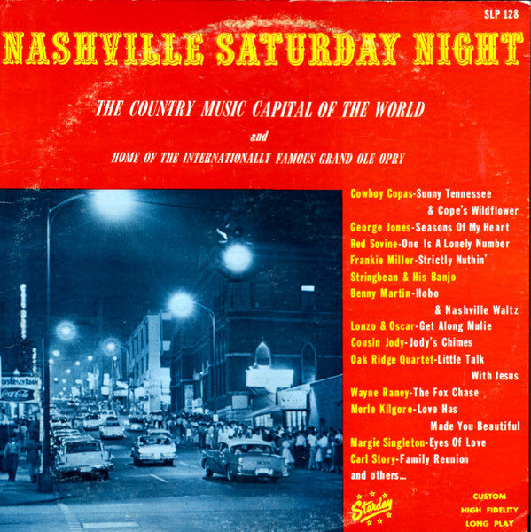 Various - Nashville Saturday Night (Vinyl, LP, Compilation) Good Plus (G+) / Very Good (VG)