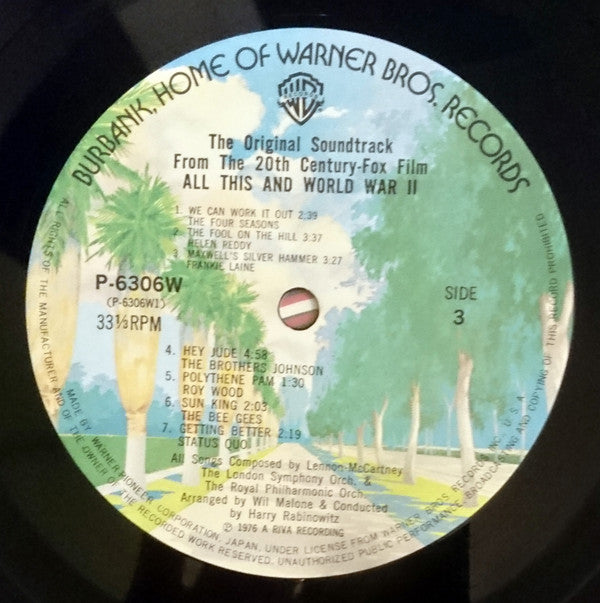 Various - All This And World War II (2xVinyl, LP, Album, Compilation) Very Good Plus (VG+) / Very Good (VG)
