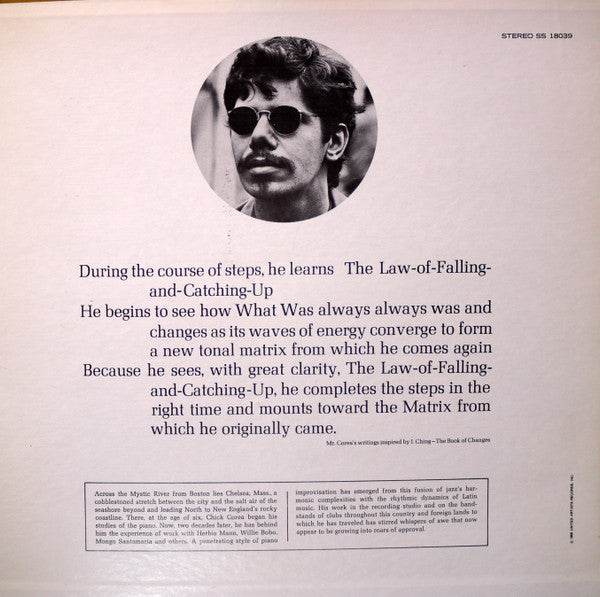 Chick Corea - Now He Sings, Now He Sobs (Vinyl, LP, Album, Stereo)