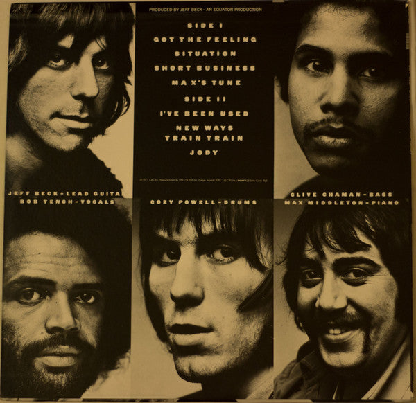 Jeff Beck Group - Rough And Ready (Vinyl, LP, Album, Reissue) Very Good Plus (VG+) / Very Good Plus (VG+)