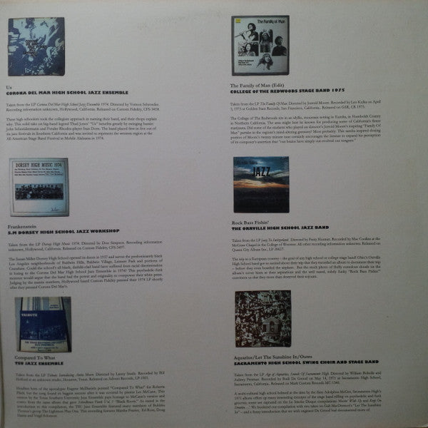 Various - School Me! Volume One, 1968-1975 - High School And Collegiate Jazz, Funk, Soul And Psychedelia (2xVinyl, LP, Compilation) Very Good (VG) / Very Good (VG)