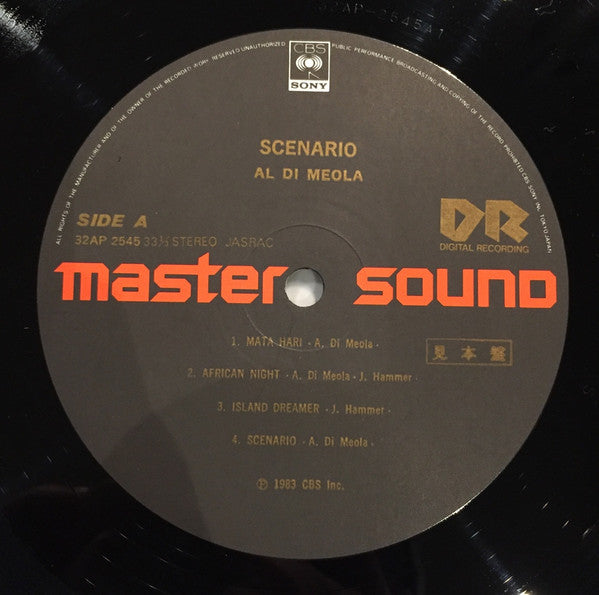 Al Di Meola - Scenario (Vinyl, LP, Album) Very Good Plus (VG+) / Very Good (VG)