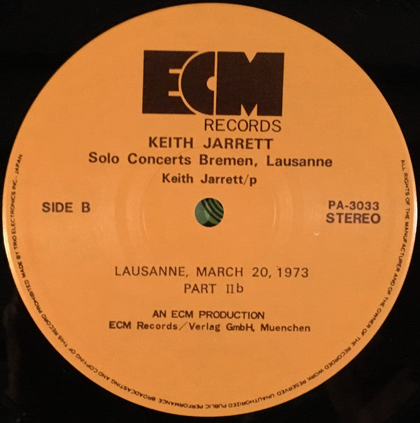 Keith Jarrett - Solo Concerts: Bremen / Lausanne (Box Set, Vinyl, L...