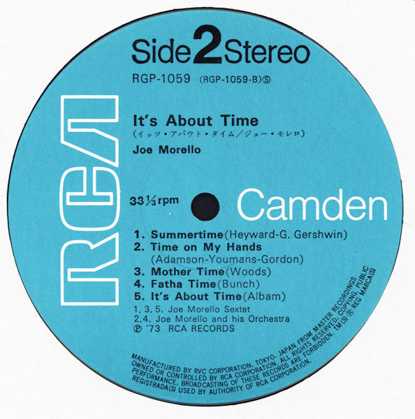 Joe Morello - It's About Time (Vinyl, LP, Album, Reissue, Stereo) Good Plus (G+) / Good (G)