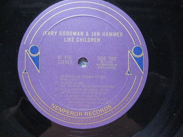 Jerry Goodman - Like Children (Vinyl, LP, Album) Very Good Plus (VG+) / Very Good (VG)