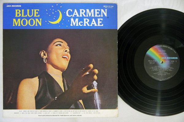 Carmen McRae - Blue Moon (Vinyl, LP, Album) Very Good (VG) / Good Plus (G+)