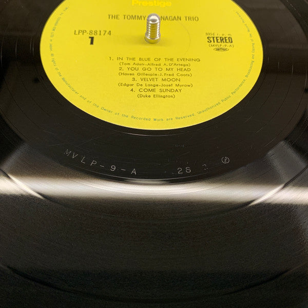 Tommy Flanagan Trio - The Tommy Flanagan Trio (Vinyl, LP, Album, Reissue, Stereo) Very Good (VG) / Very Good Plus (VG+)
