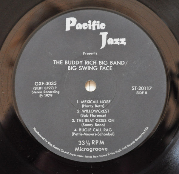 Buddy Rich Big Band - Big Swing Face (Vinyl, LP, Album, Stereo)