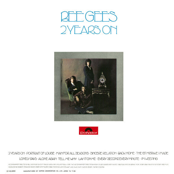 Bee Gees - 2 Years On (Vinyl, LP, Album) Very Good (VG) / Good (G)