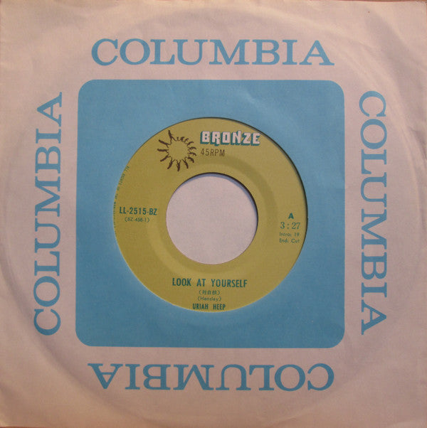 Uriah Heep - Look At Yourself (Vinyl, 7", 45 RPM, Single, Reissue) Very Good Plus (VG+) / Very Good Plus (VG+)