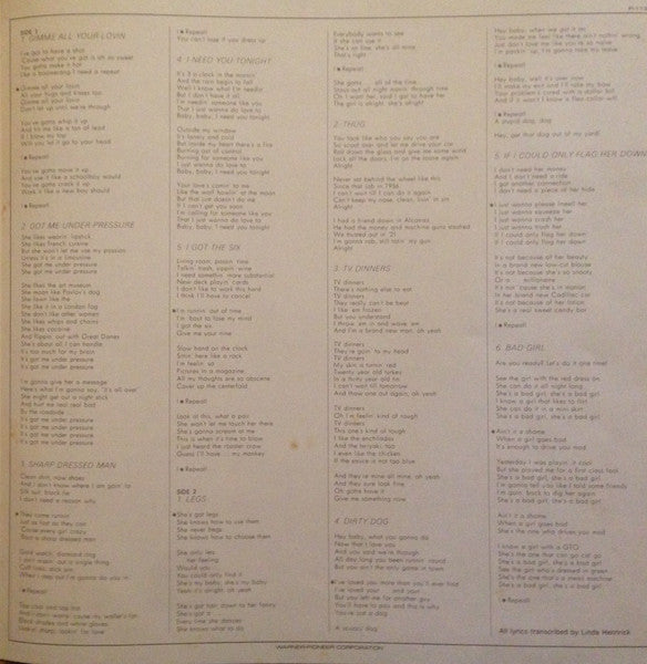 ZZ Top - Eliminator (Vinyl, LP, Album, Stereo)