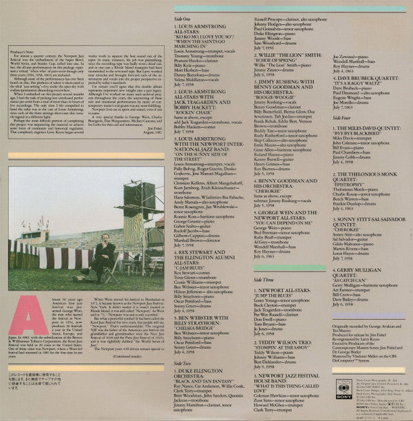 Various - Newport Jazz Festival: Live (Unreleased Highlights From 1956, 1958, 1963) (2xVinyl, LP) Very Good Plus (VG+) / Good Plus (G+)